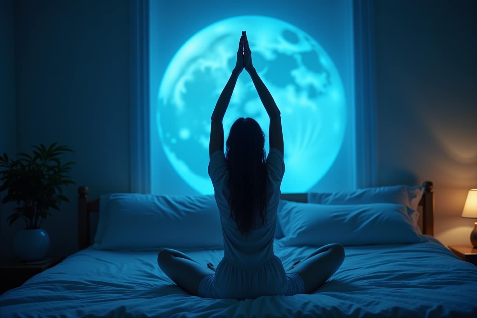 10 Yoga Abendroutinen für besseren Schlaf