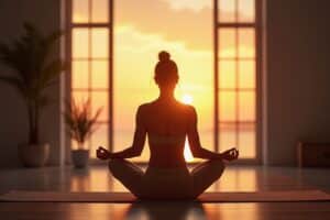 7 Yoga Meditation am Abend Ideen